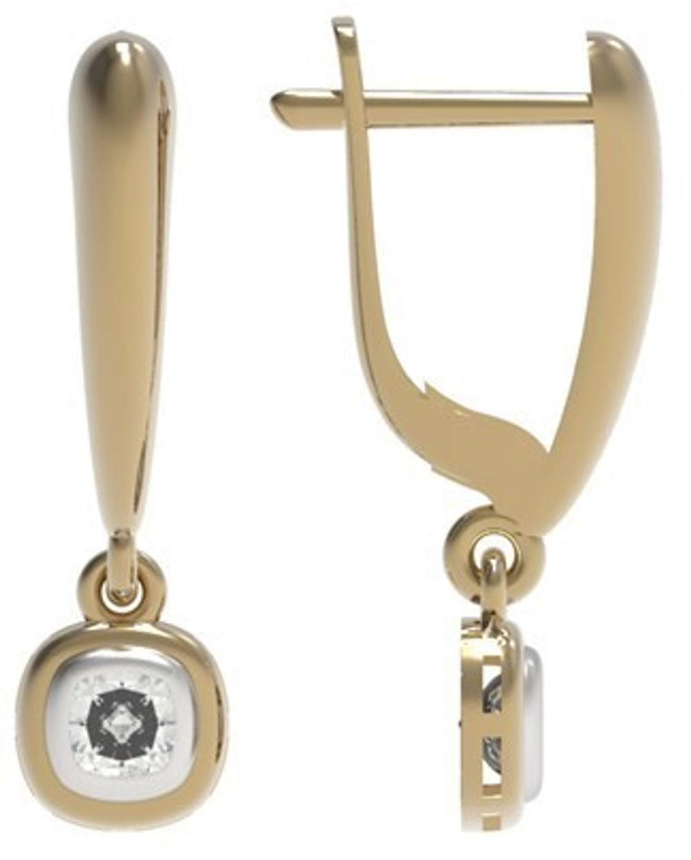 Серьги из золота 585 пробы