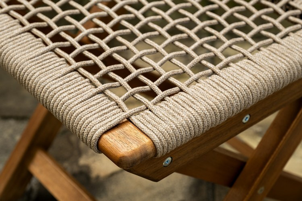 Стул из акации CALISTO складной с подлокотниками