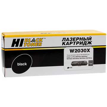 Тонер-картридж Hi-Black (HB-W2030X) для HP Color LaserJet Pro M454dn/M479dw, №415X, Black, 7,5K