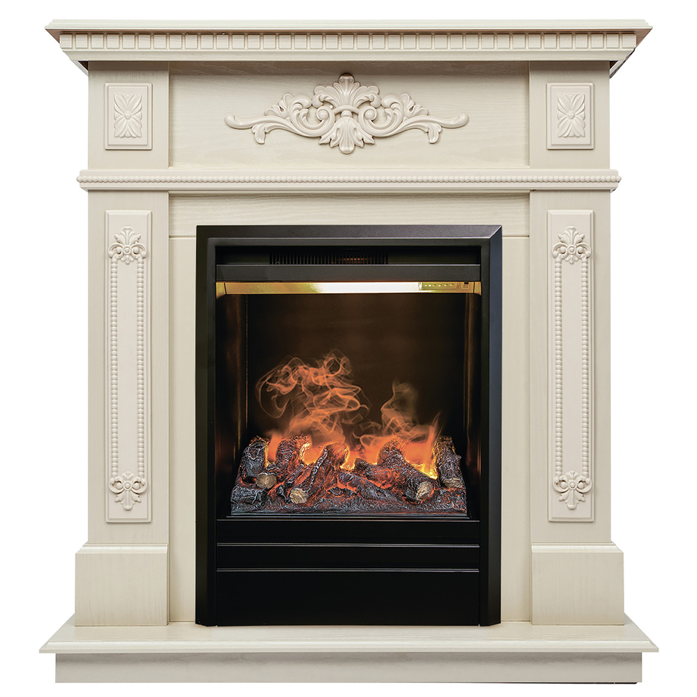 Каминокомплект Real Flame Lilian WT с очагом 3D Olympic