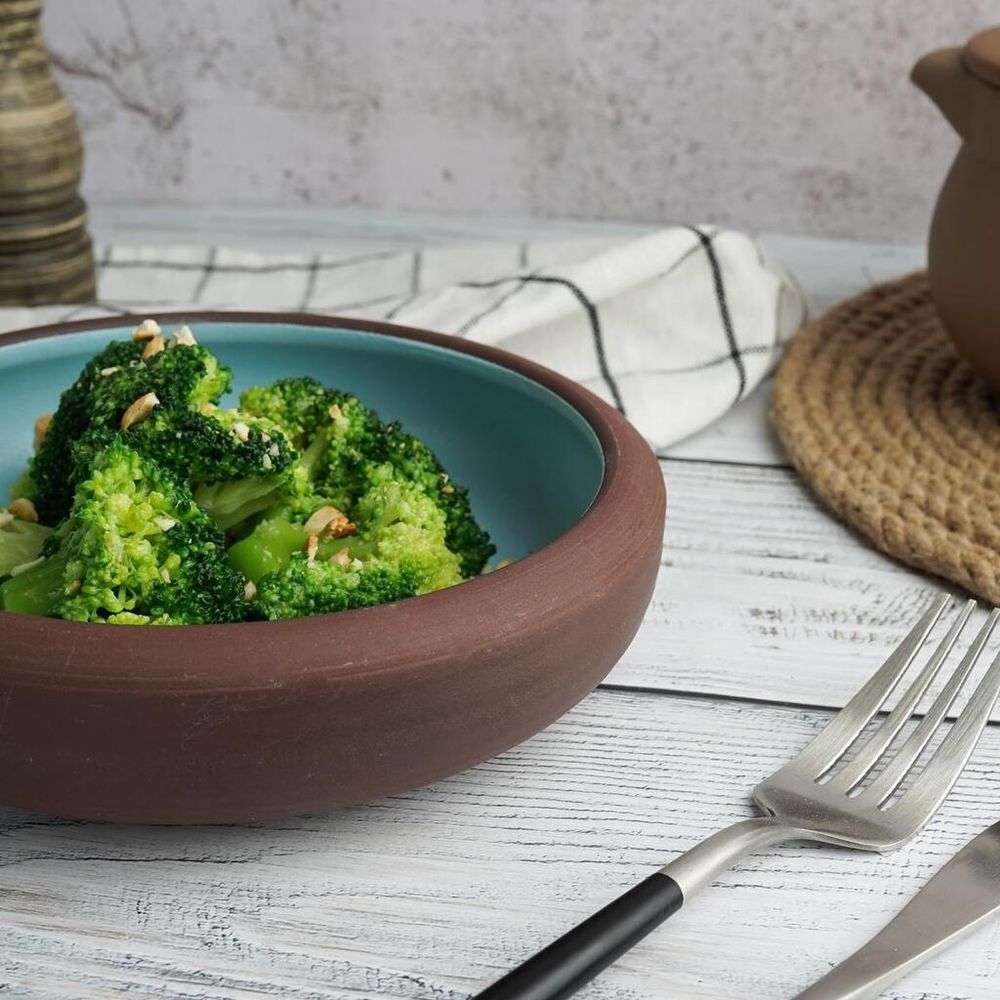 Салатник 400 мл d 15,8 см h4,5 cм Blue Matt New Brown Taiga P.L. [6]