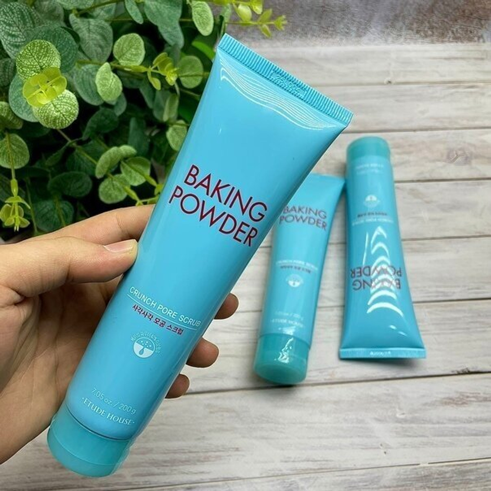 Etude скраб для лица Baking Powder Crunch Pore Scrub, 200 мл, 200 г