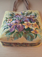 Гобеленовая сумка Весенний букет (39х39х12)