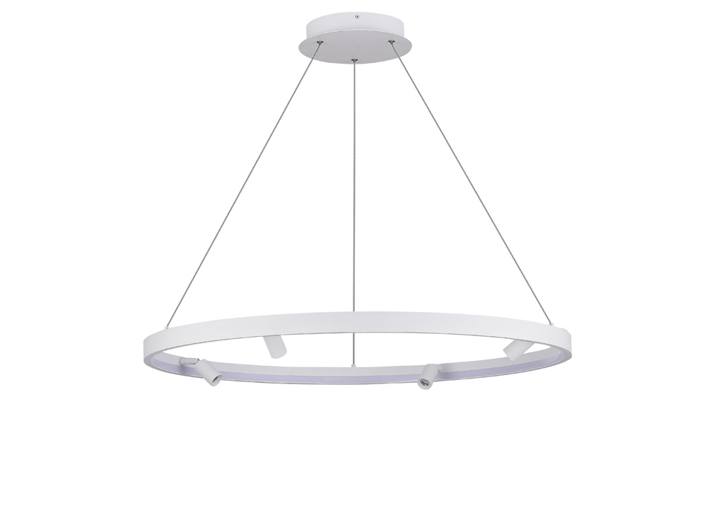 Подвесной светодиодный светильник 40Вт,  3000K,  споты 4х3Вт