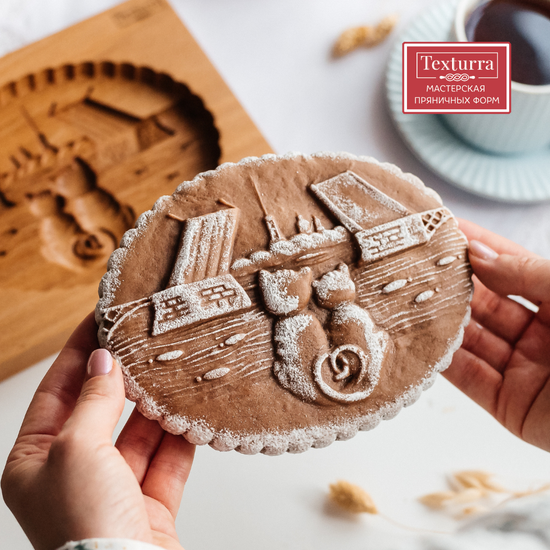 Пряничная форма Питерские коты