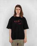 Футболка Омут!Кастом Горизонт/Омут Черная