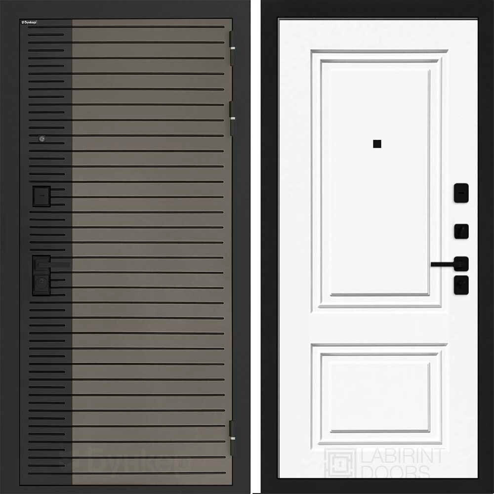 Входная дверь Бункер BN-15 - 26 RAL 9003 Эмаль белая