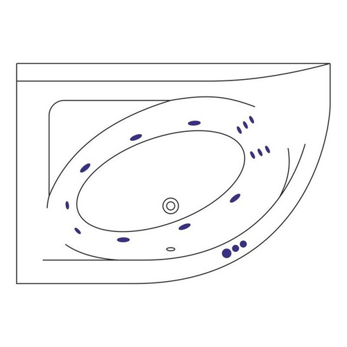Акриловая ванна Excellent Aquarella L Smart 1500x1000 WAEX.ARL15.SMART