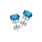 Серьги пусеты Topaz S