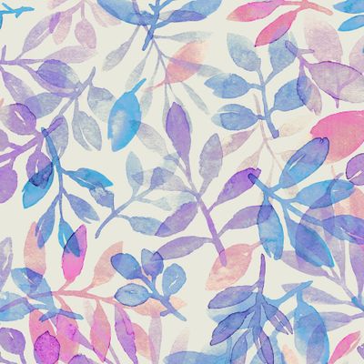Purple and blue branches. Фиолетовые и голубые веточки