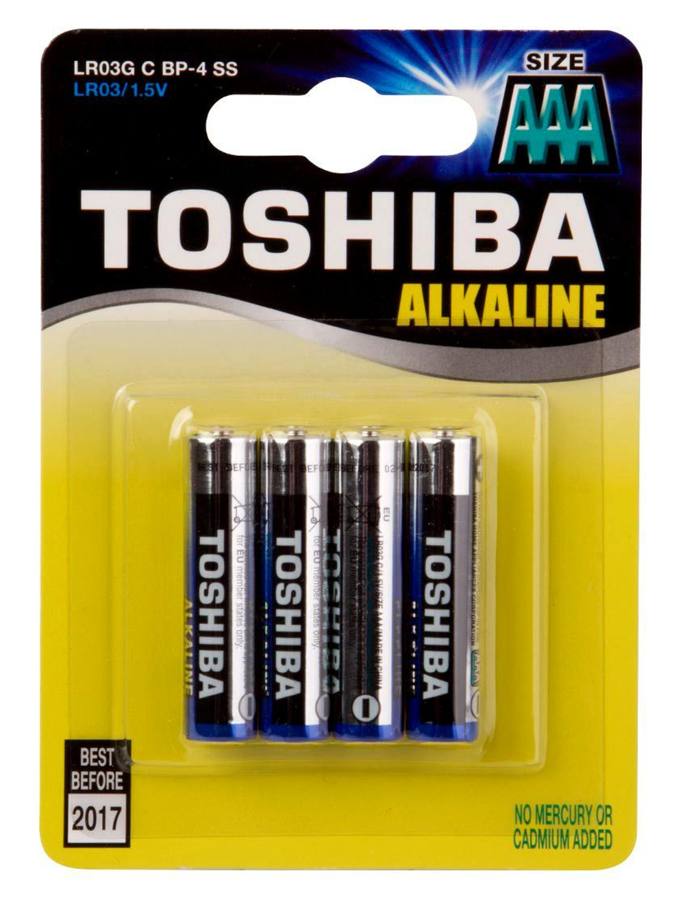 Батарейка Toshiba LR03