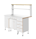 Стол пристенный физический ПФЛ с рабочей поверхностью из ламината