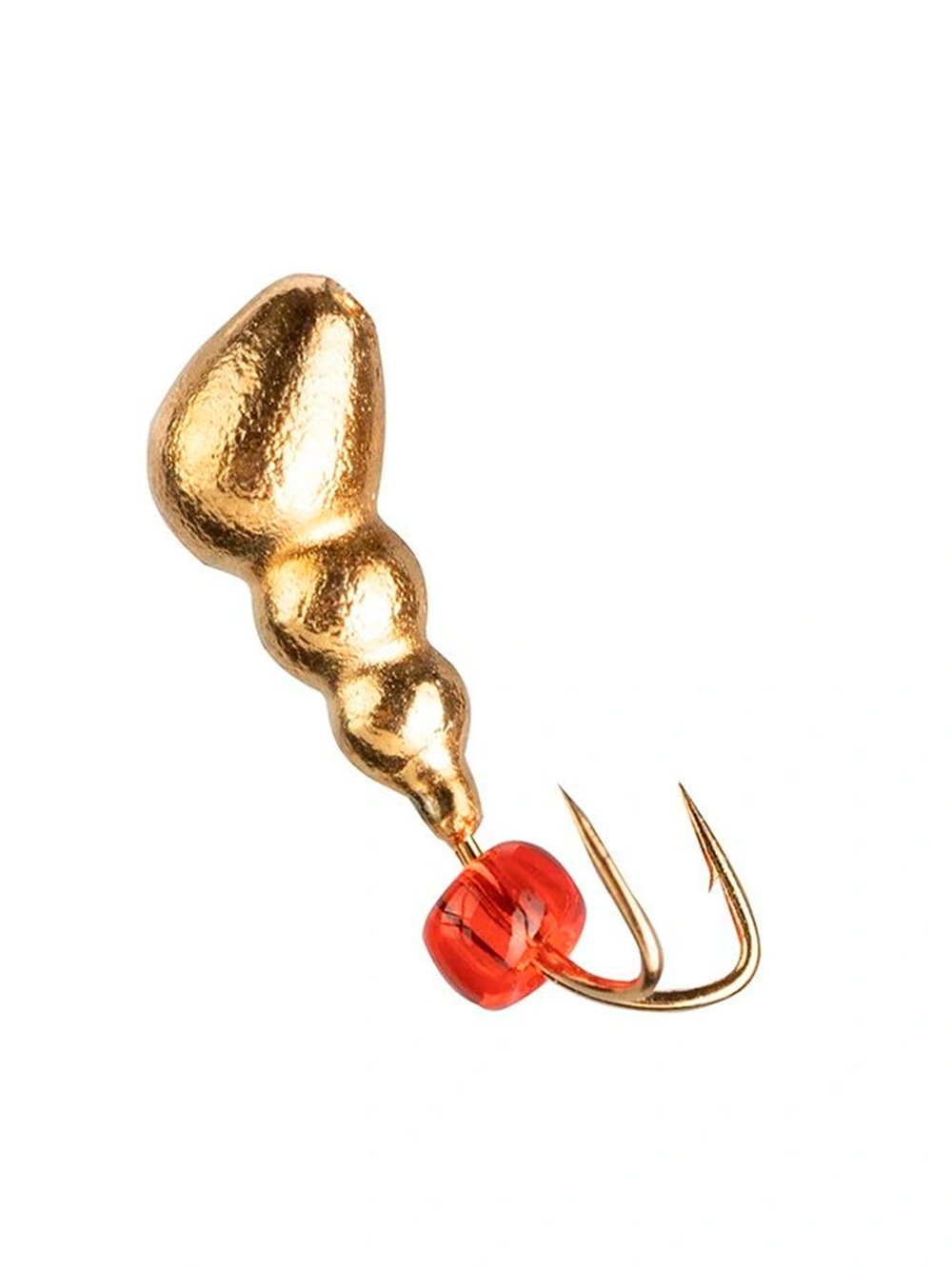 Мормышка Helios вольфрамовая Муравей c отверстием коза 3.5мм 0,95гр с бисером SIL (MW-K1435-SIL)