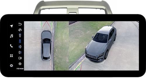 Магнитола для Honda Airwave 2005-2010 - Teyes LUX ONE 360 монитор 12.3" 2K QLED на Android 10, Быстрая, CarPlay, 4G SIM-слот, 4 камеры в комплекте
