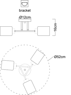Люстра Arte Lamp Chicago A1547PL-3BK