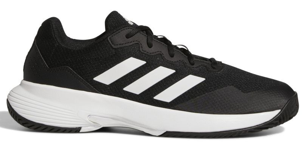 Мужские кроссовки теннисные Adidas GameCourt 2 M - core black/cloud white/core black