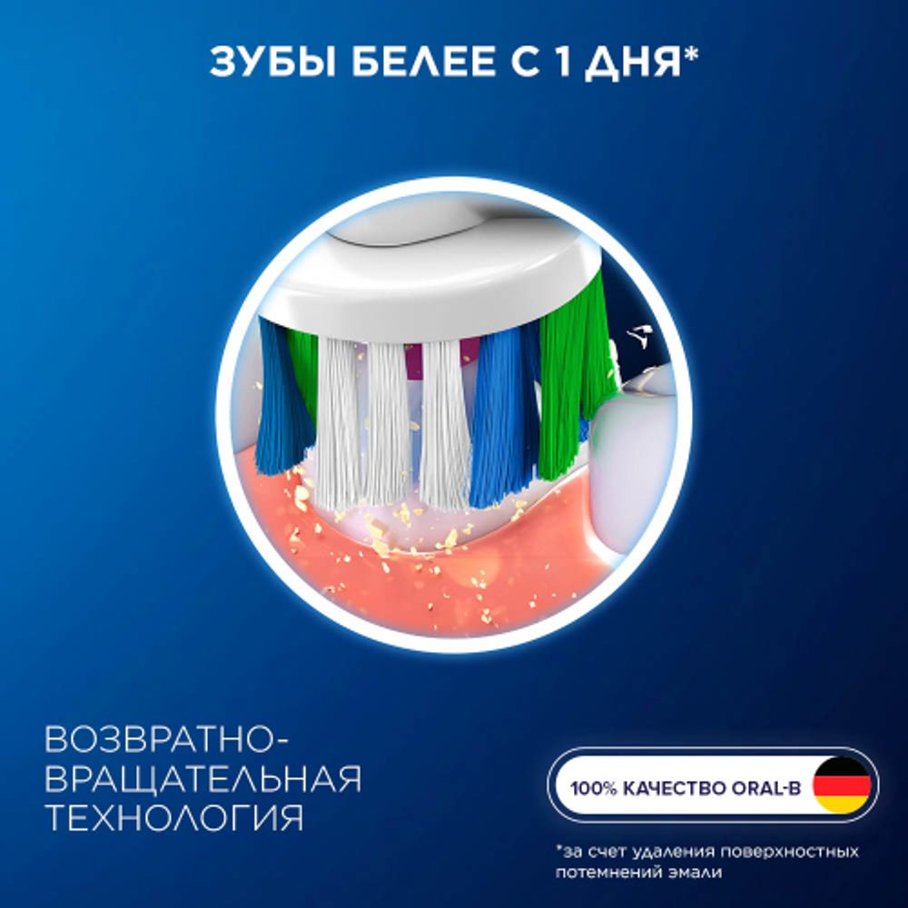 Насадки для зубной щетки ORAL-B Pro EB18pRX 3D White 2 шт с Х-образными щетинками