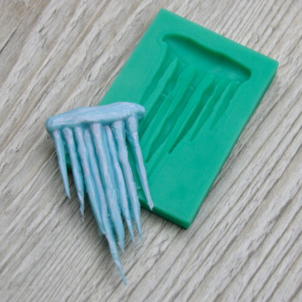 Силиконовый молд Сосульки ледяные