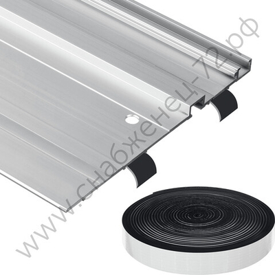 ЗУБР 2 шт, ППШ 3 м, Противоскользящая лента для направляющих шин самоклеящаяся (32332-P)