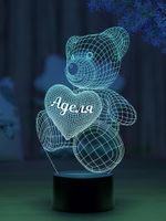 Ночник "Мишка с именем Аделя"