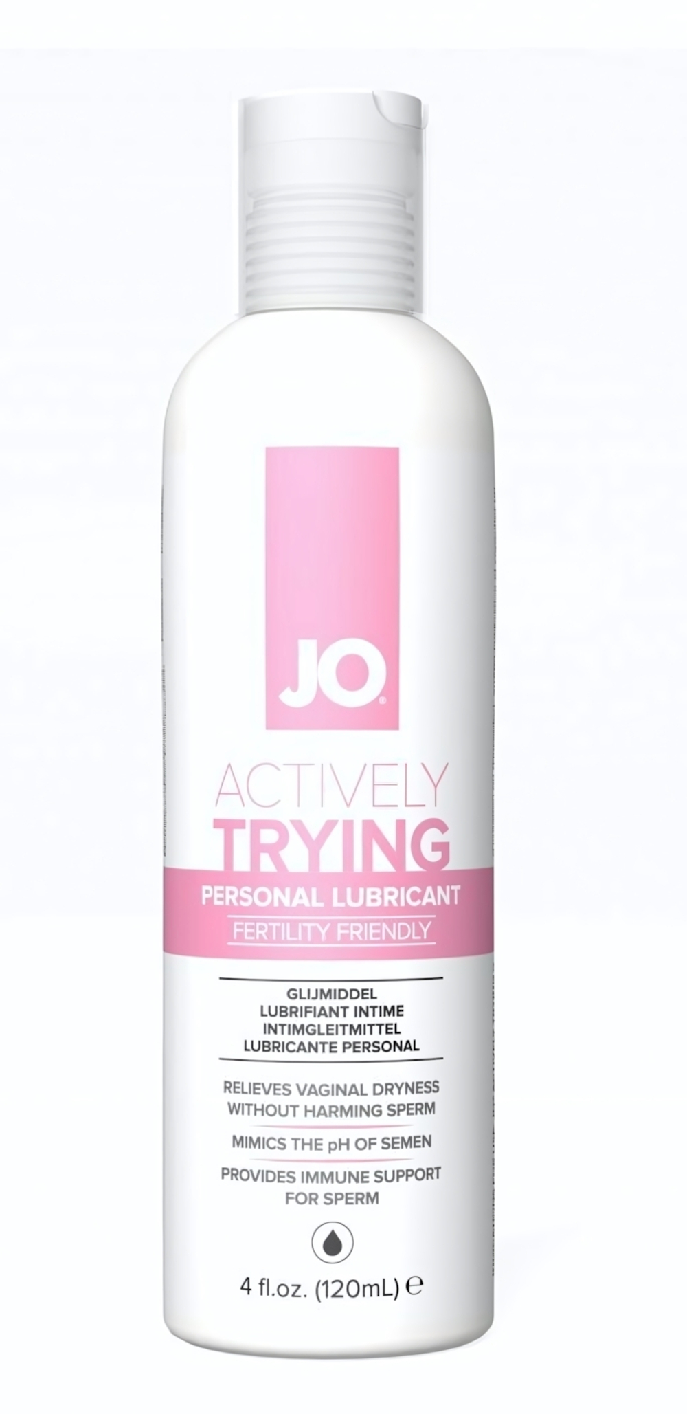 Лубрикант для создания здоровой среды при зачатии JO Actively Trying 120 мл.