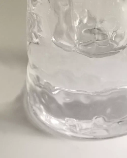 ZARA HOME ПОДСВЕЧНИК ИЗ СТЕКЛА, ПРОЗРАЧНЫЙ