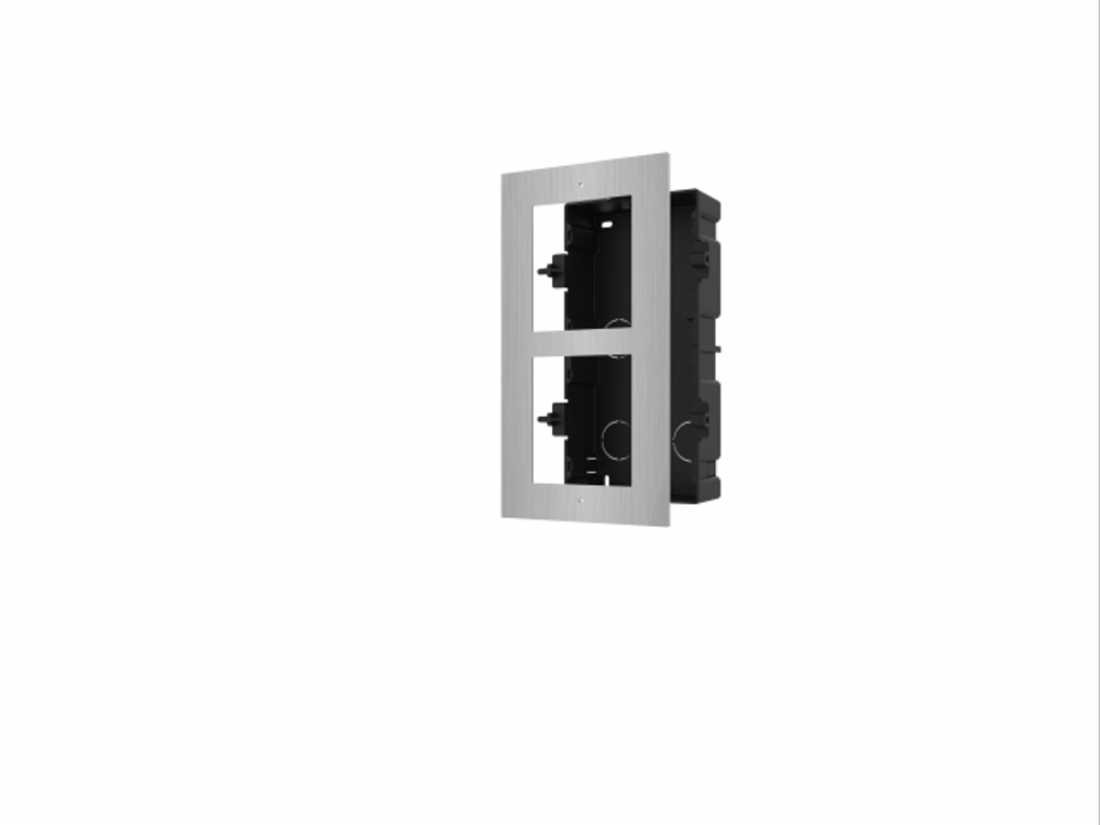 DS-KD-ACF2/S Рамка монтажная врезная на 2 модуля Hikvision