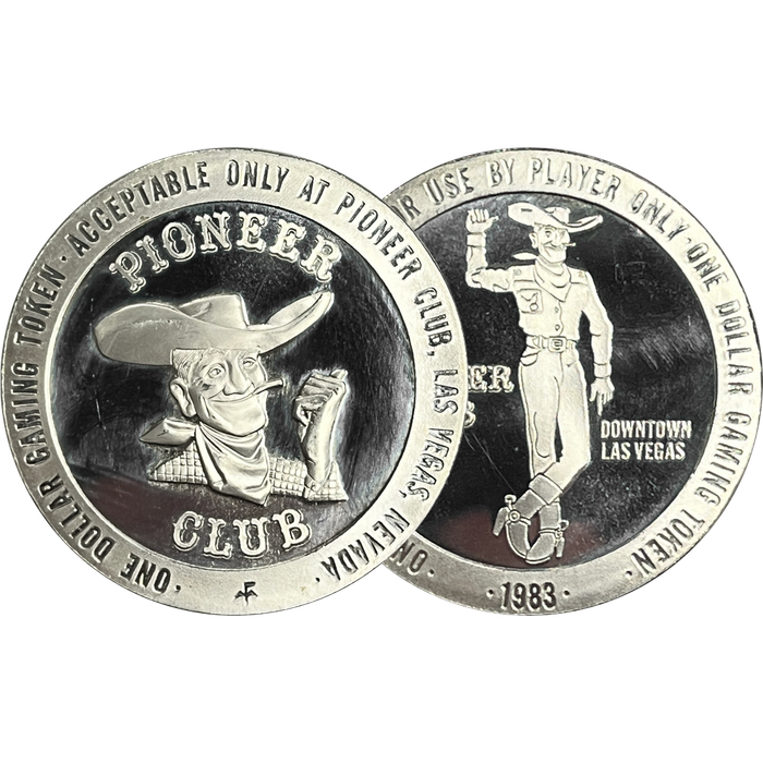 Pioneer Club Casino $1 Token №2