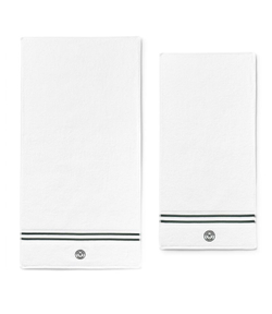 Теннисное полотенце Wimbledon Baseline Towel Set - white/green