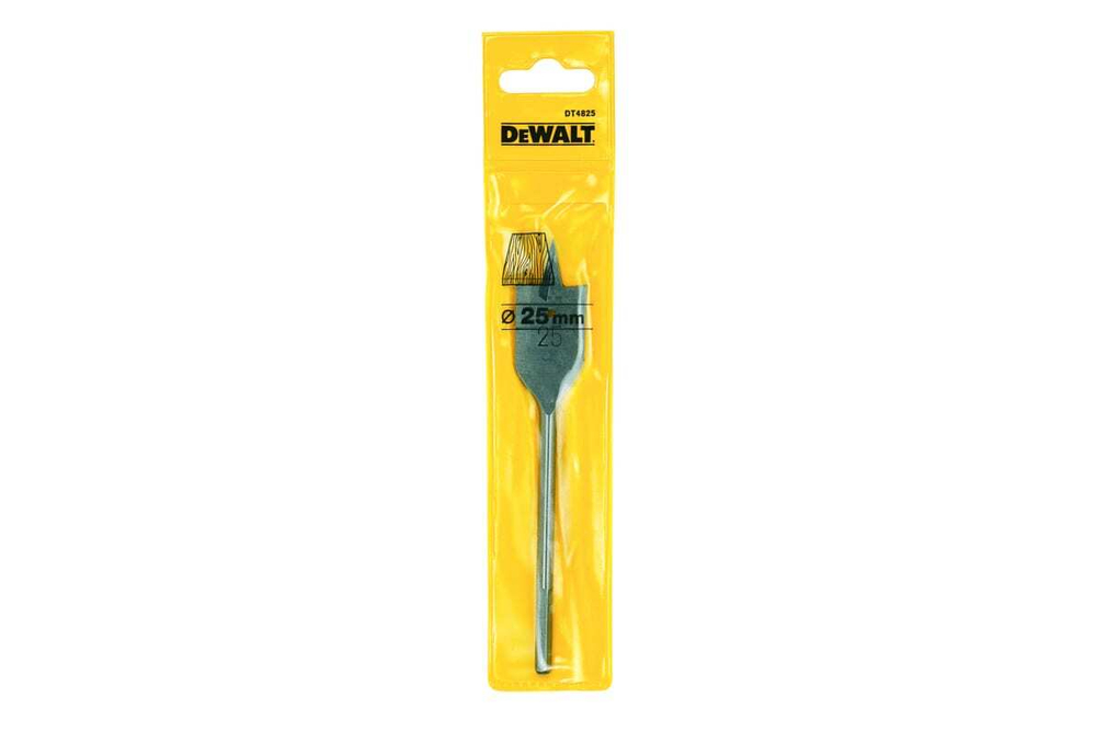 Сверло перьевое по дереву DEWALT DT4825, 25x150 мм