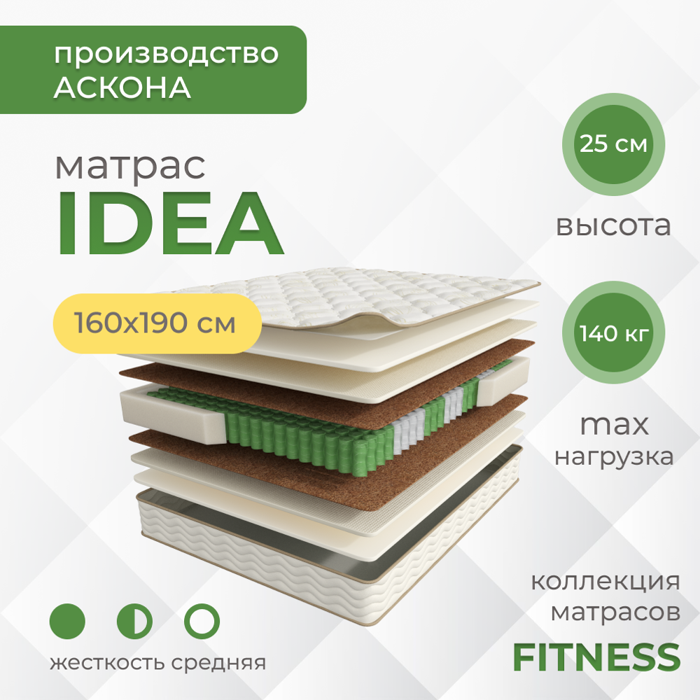 Матрас Askona FITNESS Idea (Фитнес Идея)