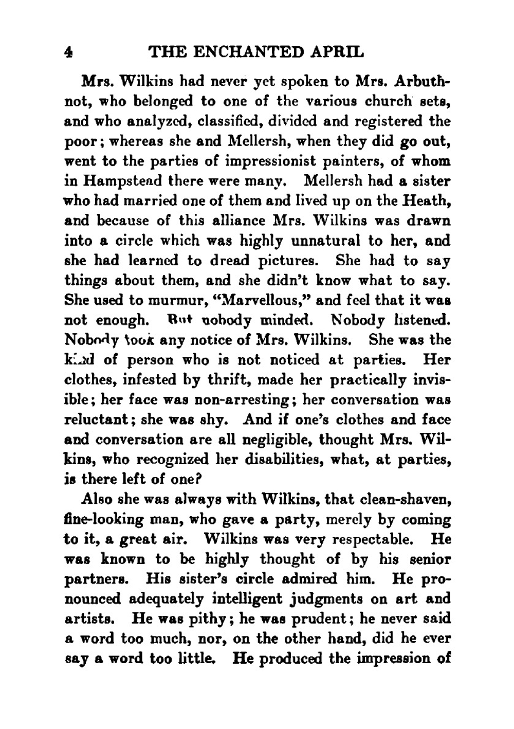 The Enchanted April | Elizabeth Von Arnim