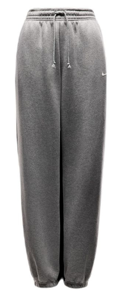 Женские теннисные брюки Nike Sportswear Phoenix Fleece - dark grey heather/sail