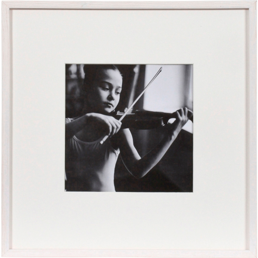 HENZO 81376 30x30/17x17 (паспарту) VIOLA дерево (белая) ф/рамка