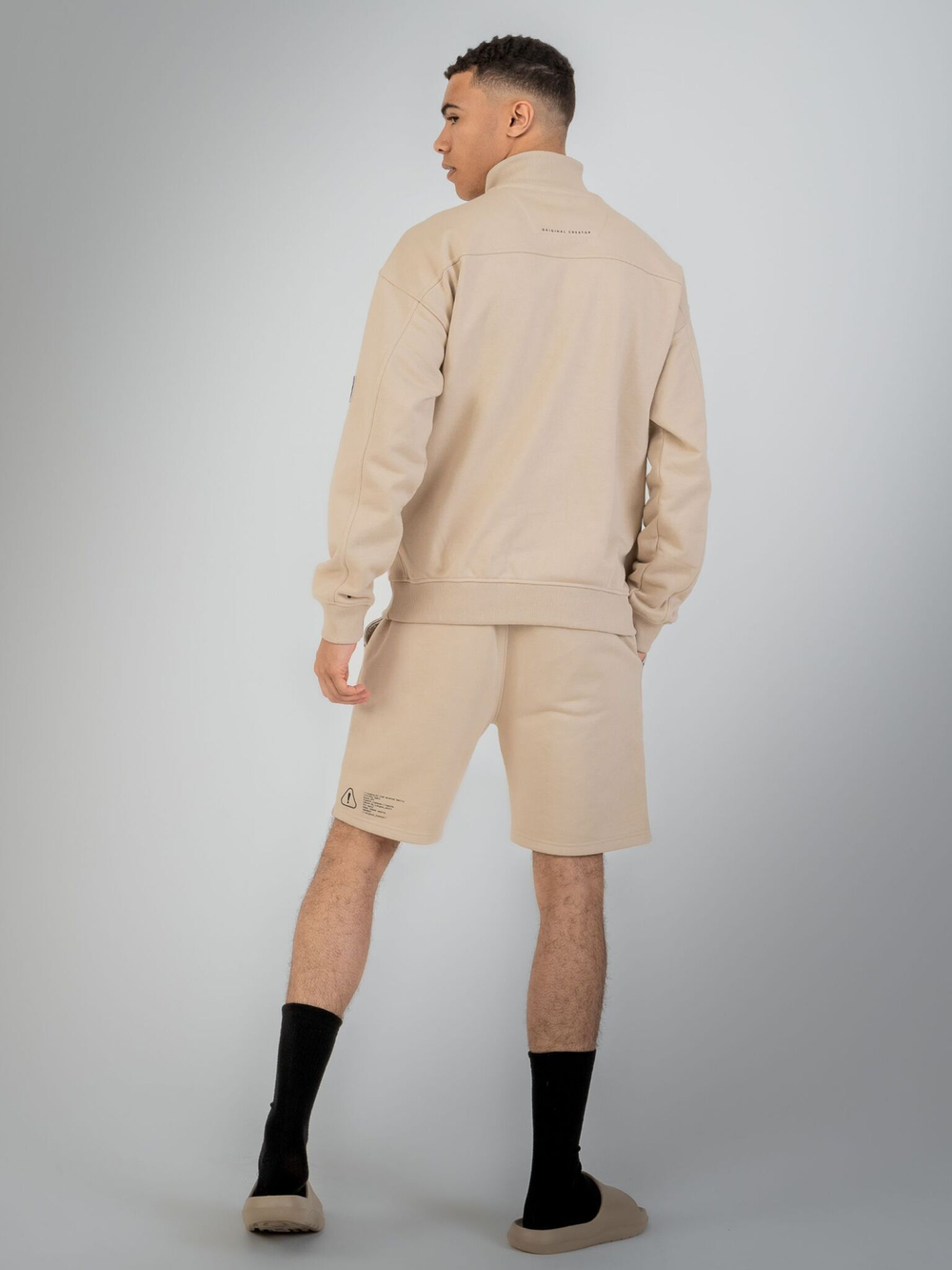 Свитшот с короткой молнией ORIGINAL CREATOR ERROR_404 HALF-ZIP, Бежевый