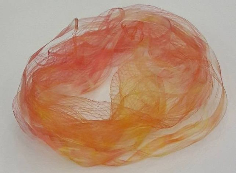 Шарф шелковый Ysabel оранжевый Франция