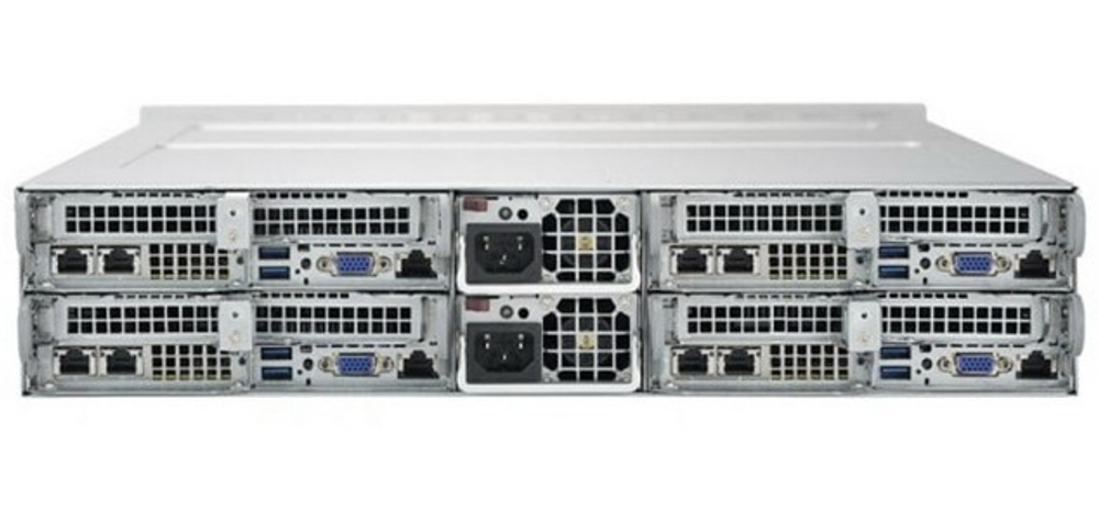 Серверная платформа Supermicro 2U, 2xLGA3647, 16xDDR4, 3x3.5", SATA, SIOM, IPMI, 2x2200W SYS-6029TP-HTR