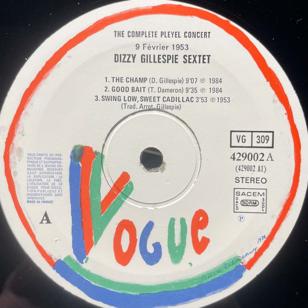 Dizzy Gillespie Sextet ‎– The Complete Pleyel Concert 2LP (Франция 1984г.)