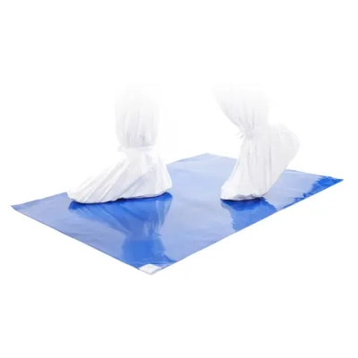 Коврик многослойный антибактериальный липкий Puretech 60х90 см 30 слоев 8 шт синий