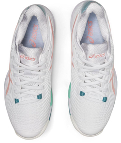 Женские Кроссовки теннисные Asics Solution Speed FF 2 Indoor - white/frosted rose