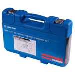 Гайковерт пневматический ударный 1/2", 1356 Нм, с комплектом головок, 15 предметов KING TONY 44803AM