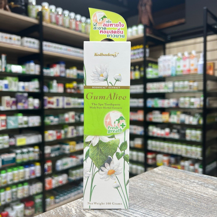 Зубная паста Kolbadent GumAlive Fresh Breath Toothpaste органическая освежающая 100 г