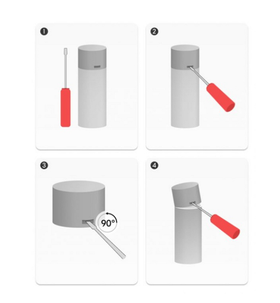 Эмаль аэрозольная Kudo KU-1018 RAL 7040 универсальная серая (0,52 л)