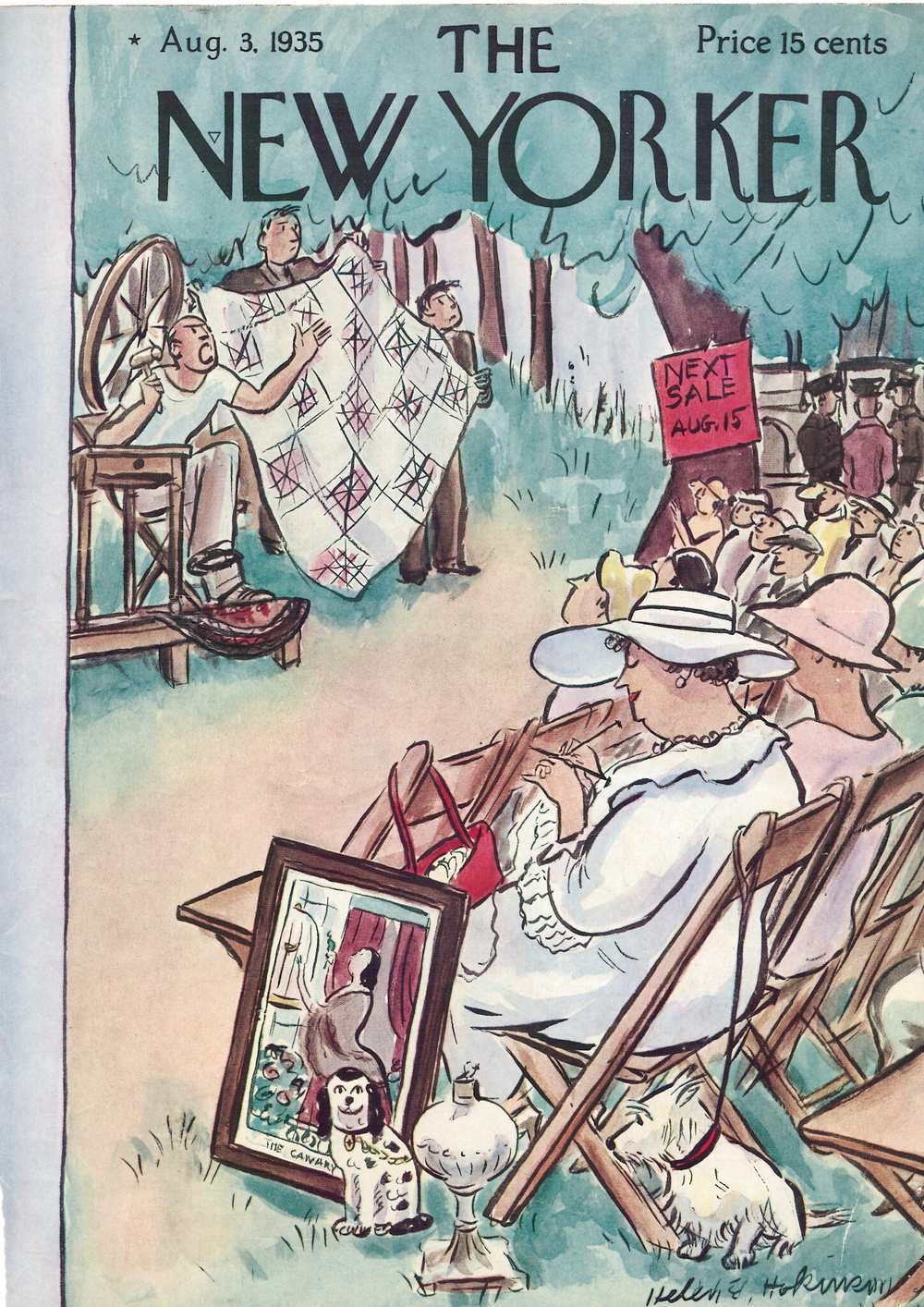 Журнал The New Yorker 03-08-1935, обложка