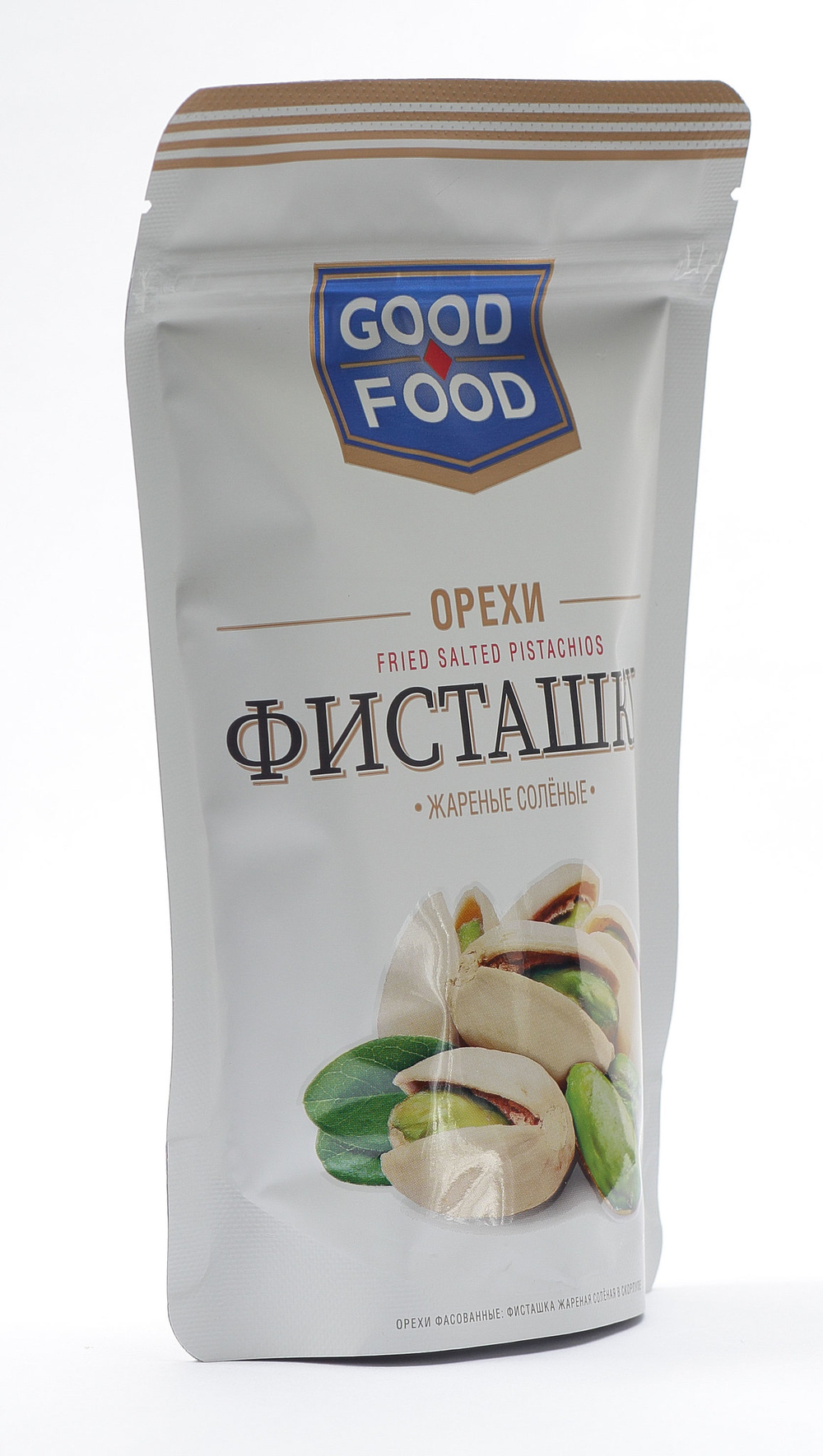 GOOD FOOD Фисташки жареные соленые 130 г
