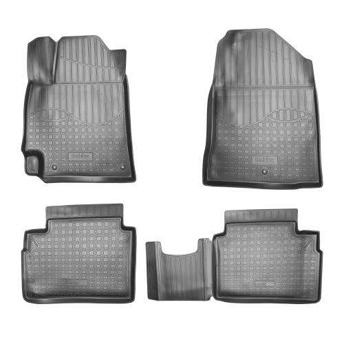 Ковры в салон Norplast/Unidec для Hyundai Elantra VI в кузове AD (2016-)Полиуретан,Черный, арт.NPA11-C31-063