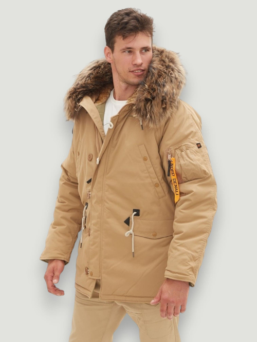 Куртка Аляска Oxford Nord Denali (бежевая - tiger eye)