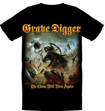 Футболка Grave Digger - The Clans Will Rise Again
