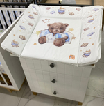 Пеленальный матрасик №2 Топотушки "Пижамная вечеринка" (80х71 см.)