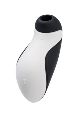 Вакуум-волновой бесконтактный стимулятор клитора Satisfyer Orca, силикон, черный, 11,5 см.